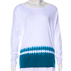 Vince Tie-Dye Long Sleeve Top Lrg